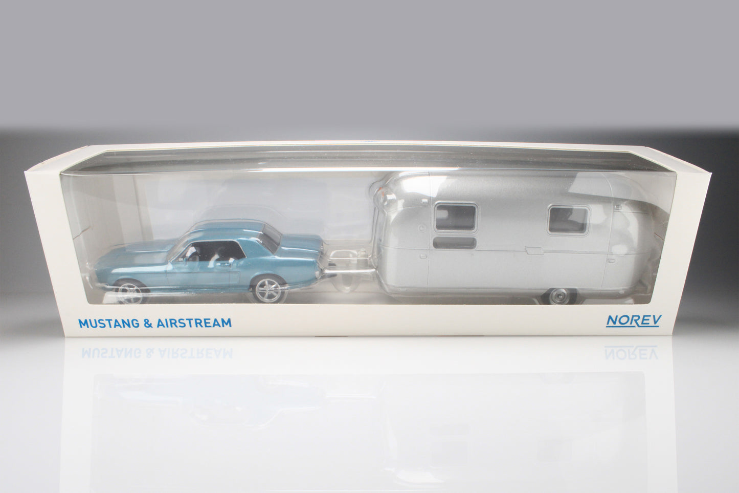 1968 Ford Mustang with Airstream Trailer