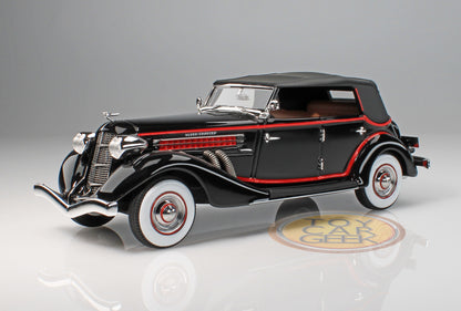 1935 Auburn 851 Supercharged Phaeton, Closed - Black