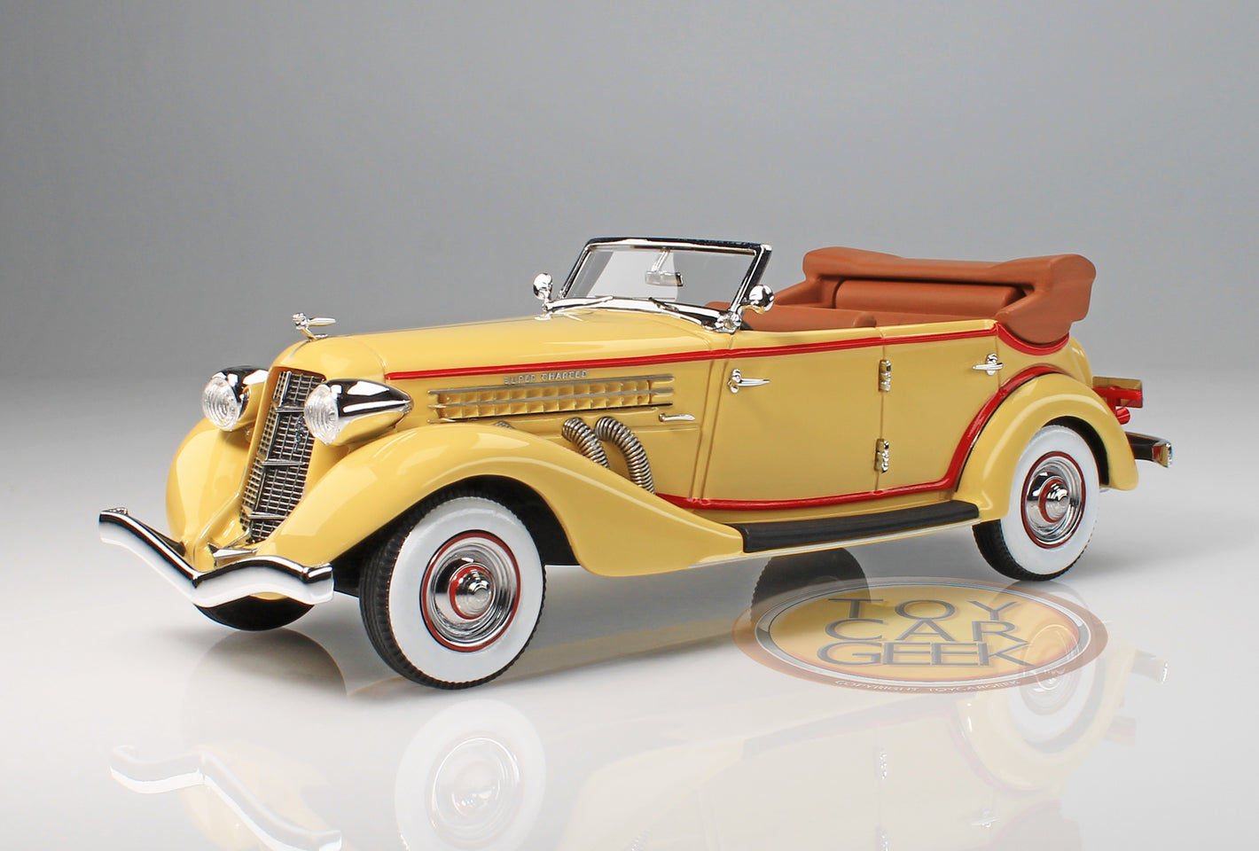 1935 Auburn 851 Supercharged Phaeton, Open - Yellow