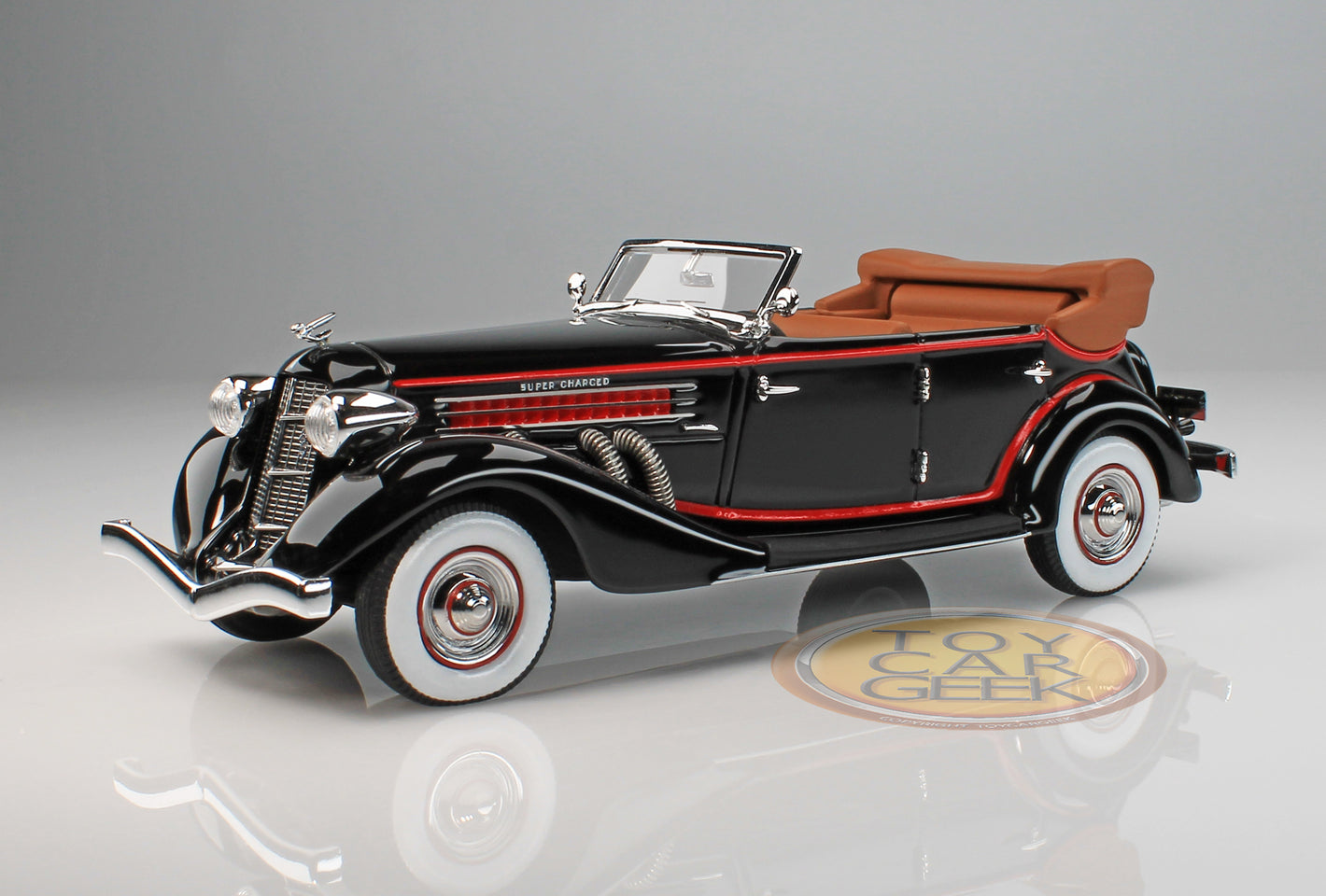 1935 Auburn 851 Supercharged Phaeton, Open - Black