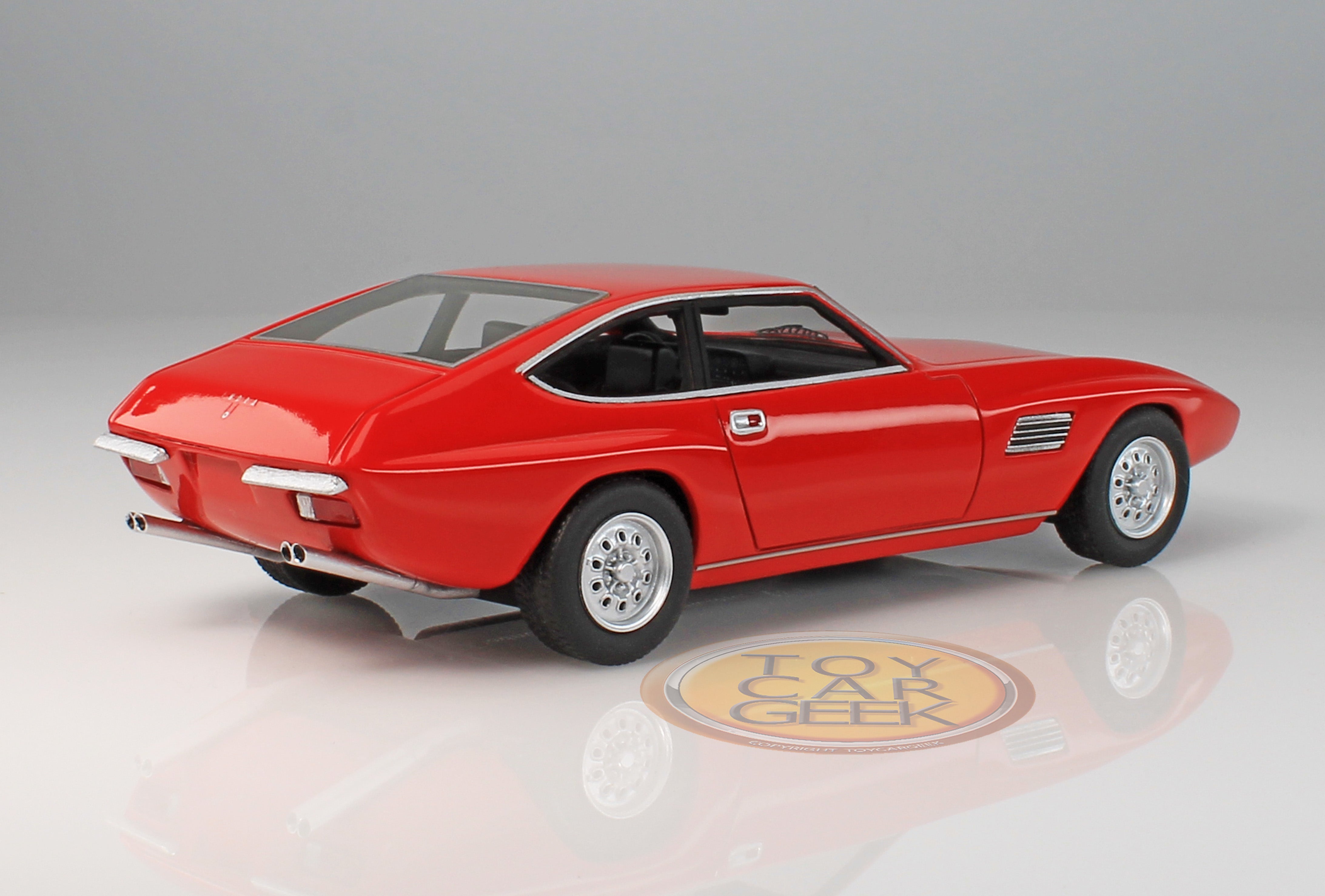 BoS models 1/43 Intermeccannica Indra Coupe 1971 red | eBay