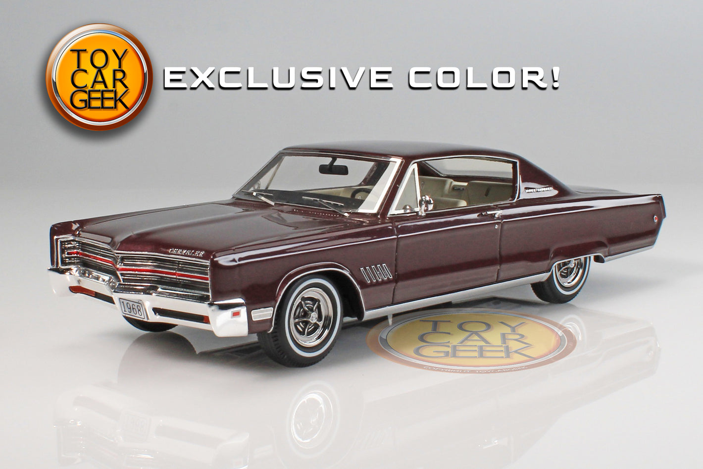 1968 Chrysler 300 - Burgundy Poly (Pre-Order)