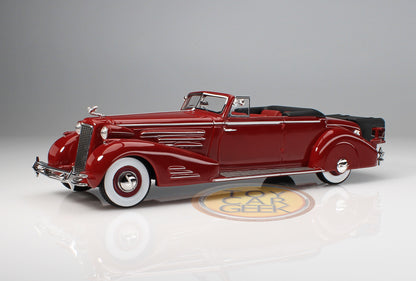 1934 Cadillac 452D V16 Victoria Convertible Coupe, Open - Red