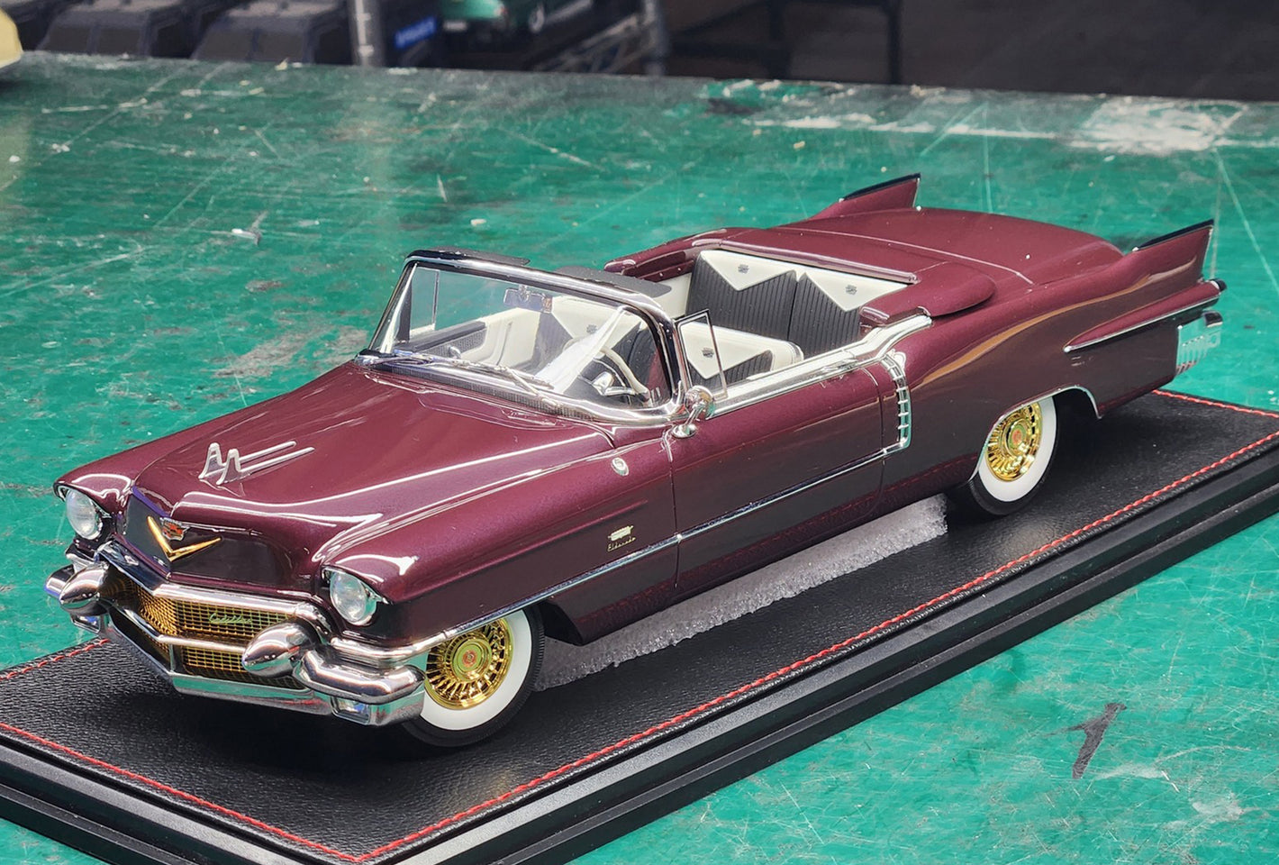 1956 Cadillac Eldorado Biarritz Convertible, Open - Maroon (Pre-Order)