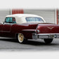 1956 Cadillac Eldorado Biarritz Convertible, Closed - Maroon (Pre-Order)