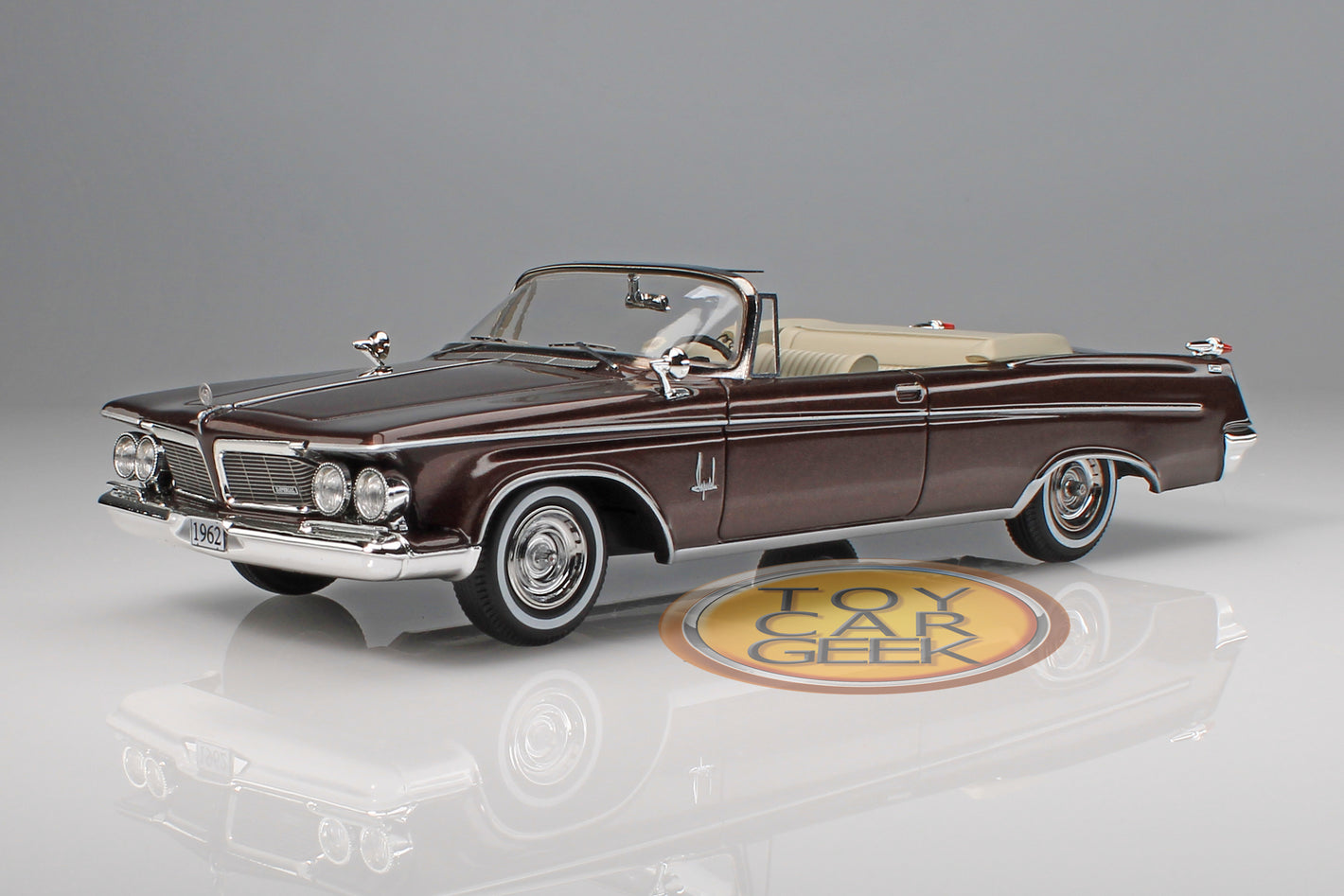 1962 Imperial Crown Convertible, Open - Cordovan