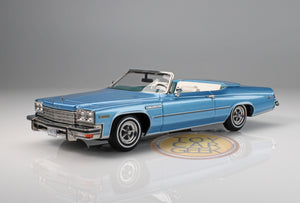 1975 Buick LeSabre Custom Convertible, Open - Blue