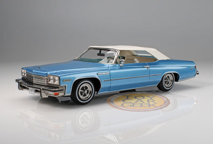 1975 Buick LeSabre Custom Convertible, Closed - Blue