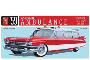 1959 Cadillac Ambulance Plastic Model Kit