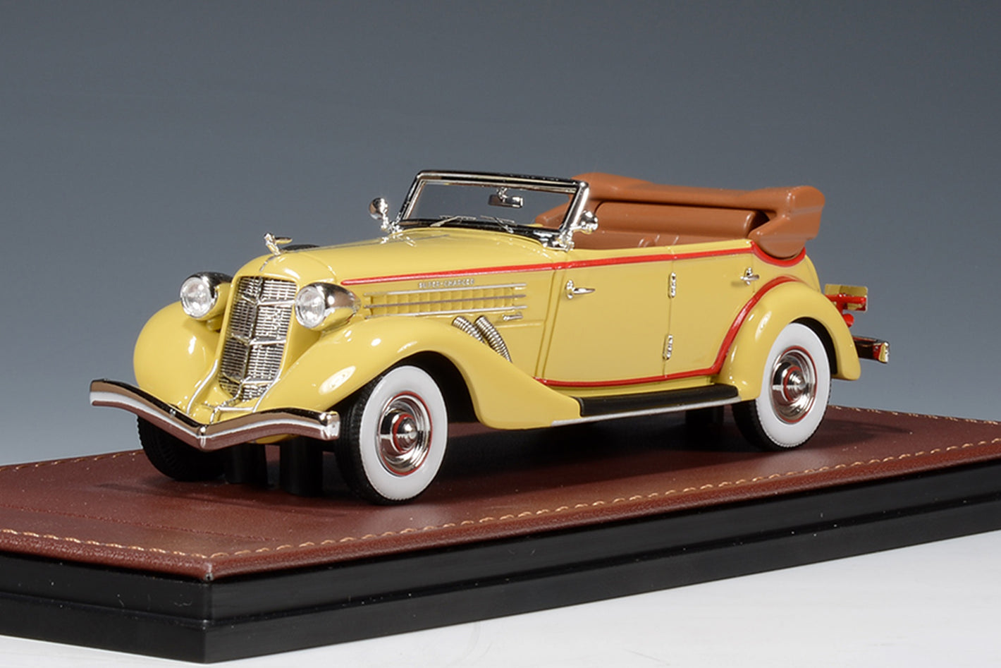 1935 Auburn 851 Supercharged Phaeton, Open - Yellow (Pre-Order)