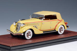 1935 Auburn 851 Supercharged Phaeton, Closed - Yellow