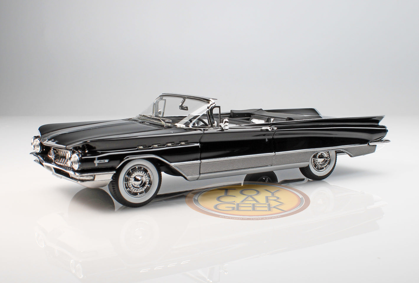 1960 Buick Electra 225 Convertible, Open - Black