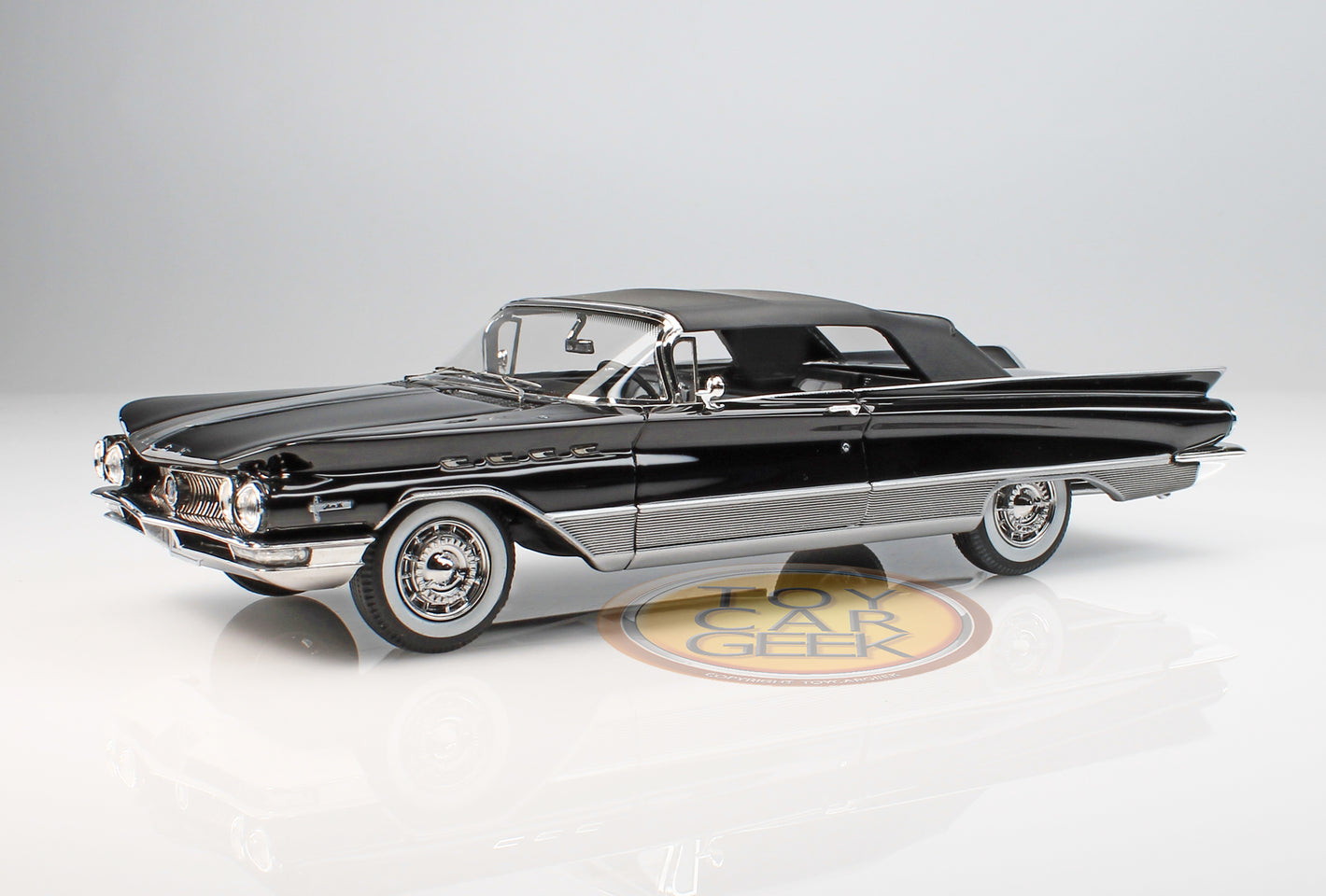 1960 Buick Electra 225 Convertible, Closed - Black