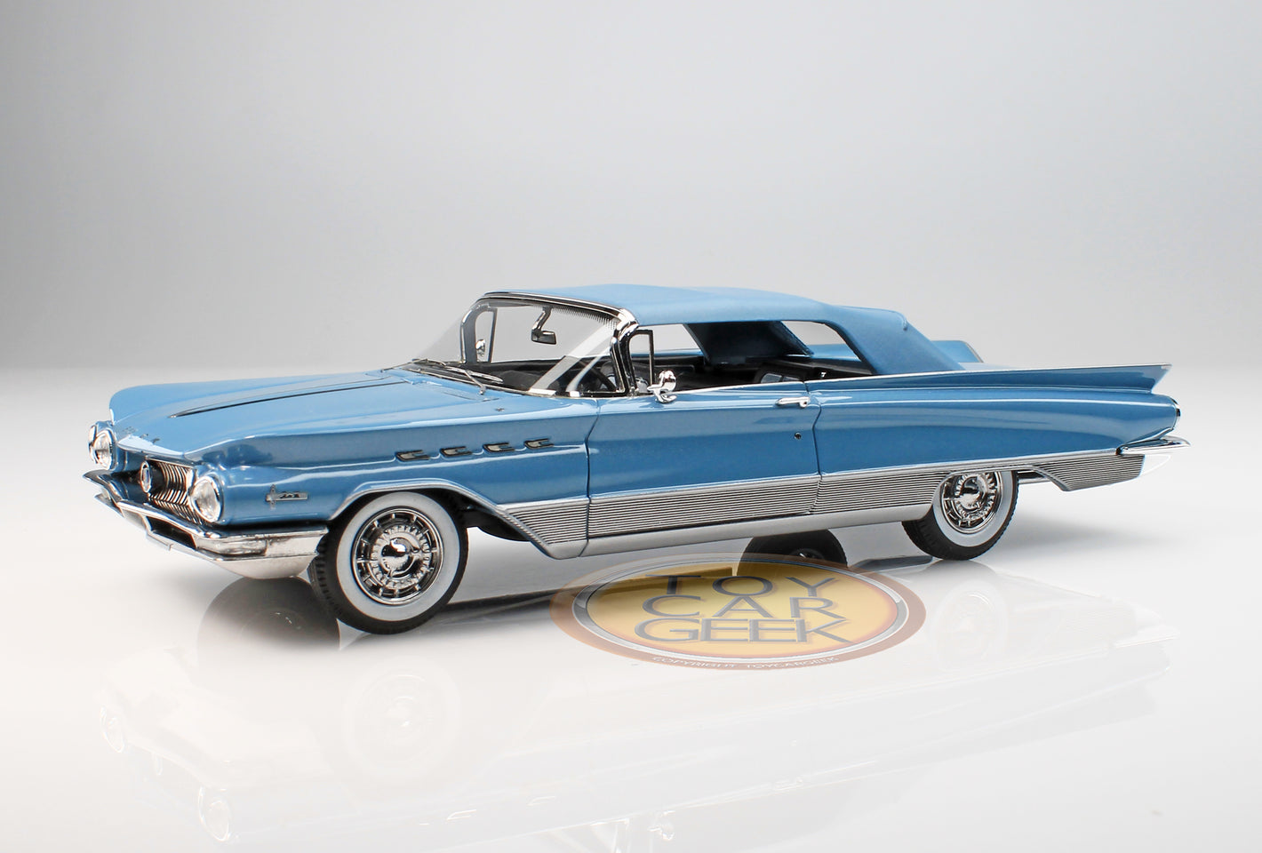 1960 Buick Electra 225 Convertible, Closed - Turquoise Metallic
