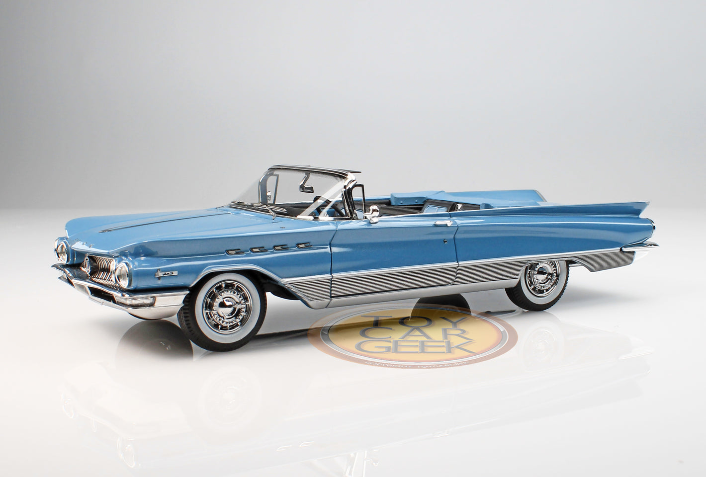 1960 Buick Electra 225 Convertible, Open - Turquoise Metallic