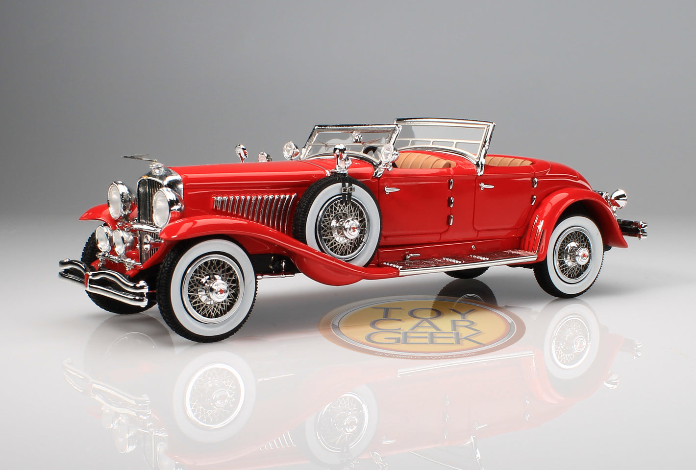 1930 Duesenberg SJ Torpedo Phaeton by Walker La Grande, Open - Red