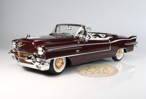 1956 Cadillac Eldorado Biarritz Convertible, Open - Maroon