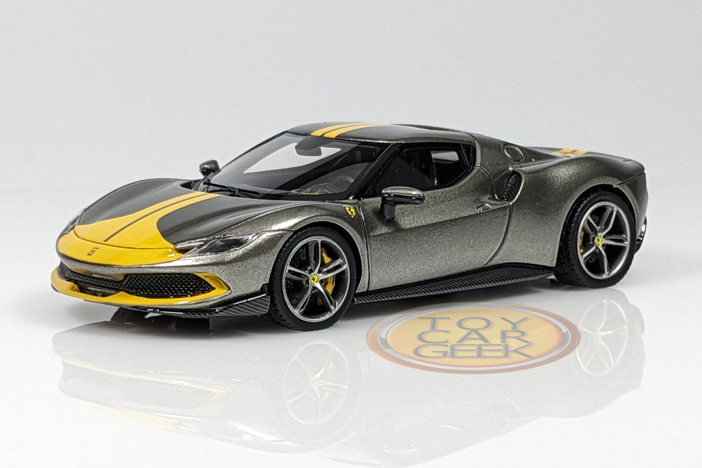 2021 Ferrari 296 GTB Assetto Fiorano - Silver/Yellow