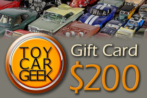 TOYCARGEEK GIFT CARD $200