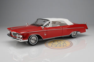 1962 Imperial Crown Convertible, Closed - Red