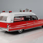 1968 Cadillac Miller-Meteor Ambulance - Red/White