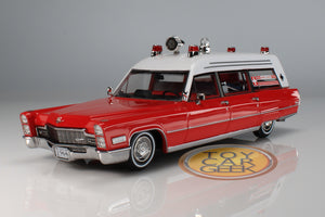 1968 Cadillac Miller-Meteor Ambulance - Red/White