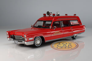 1968 Cadillac Miller-Meteor Ambulance - Red