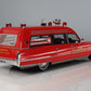 1968 Cadillac Miller-Meteor Ambulance - Red