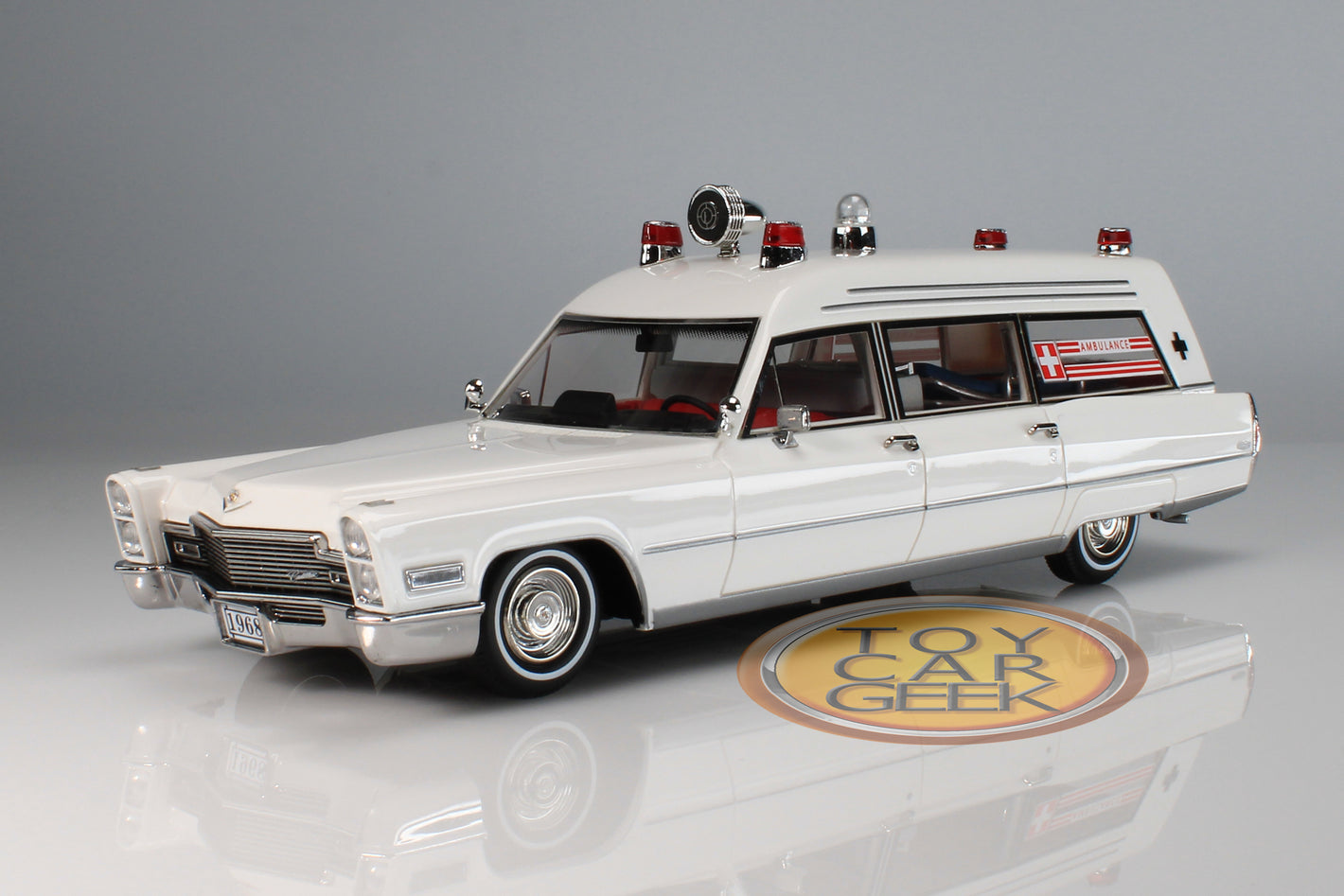 1968 Cadillac Miller-Meteor Ambulance - White