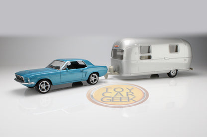 1968 Ford Mustang with Airstream Trailer