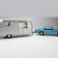 1968 Ford Mustang with Airstream Trailer
