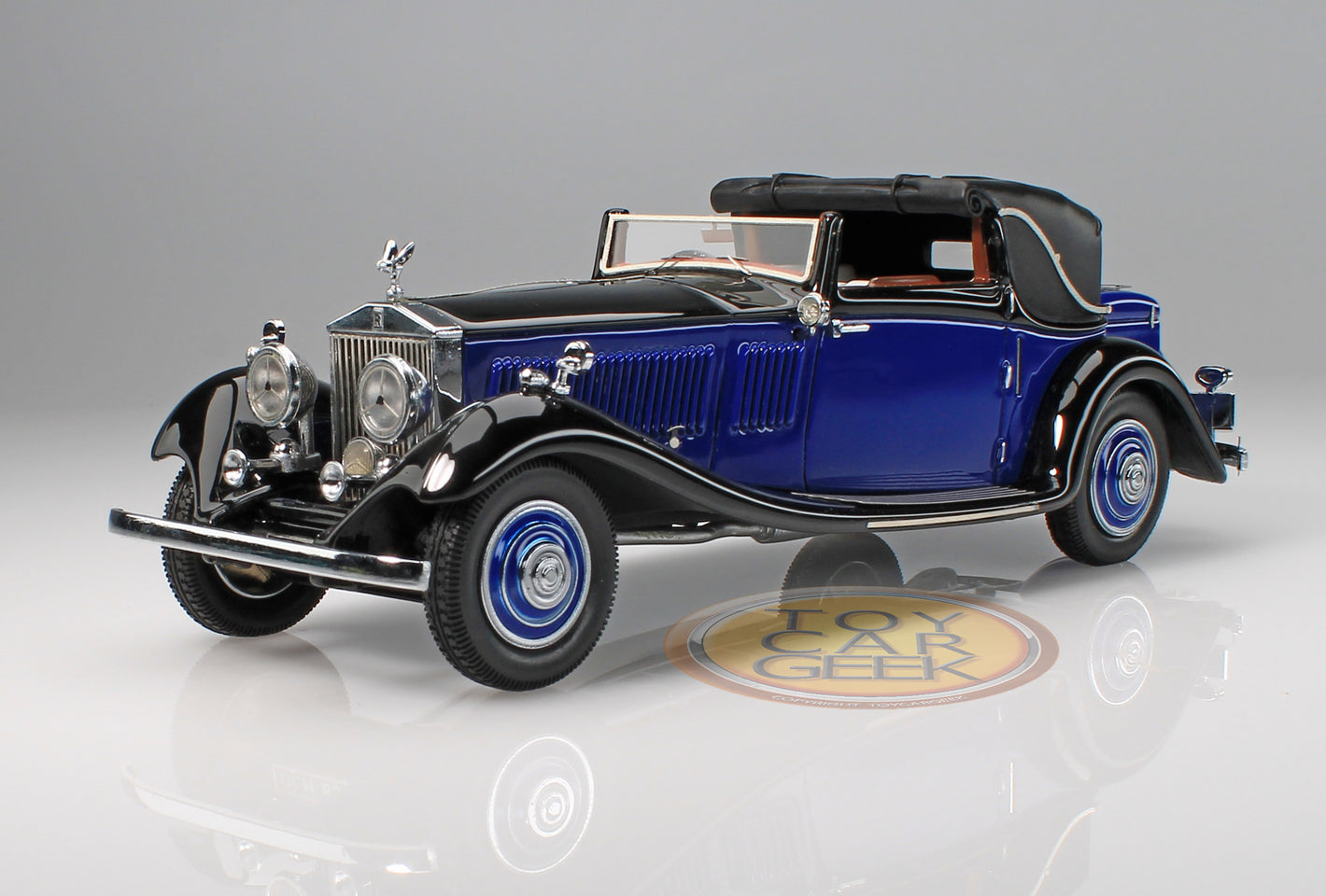 1934 Rolls-Royce Phantom II Continental DHC Gurney Nutting -Blue/Black (Pre-Owned)