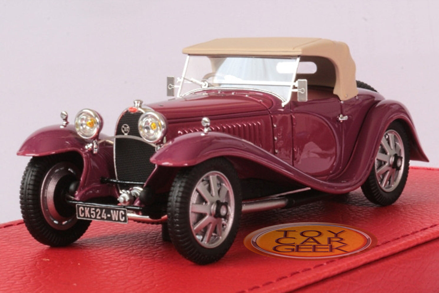 1932 Bugatti T55 Super Sport Vanvooren Rondoni, Open - Maroon