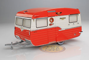 1950s Holiday Traveler Caravan - Tangerine/White