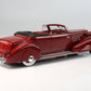 1934 Cadillac 452D V16 Victoria Convertible Coupe, Open, No Trunk - Red