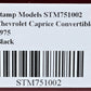1975 Chevrolet Caprice Convertible, Closed - STM751002