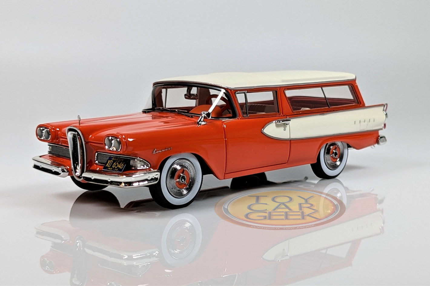 1958 Edsel Roundup 2-Door Station Wagon - Red