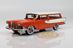 1958 Edsel Roundup 2-Door Station Wagon - Red